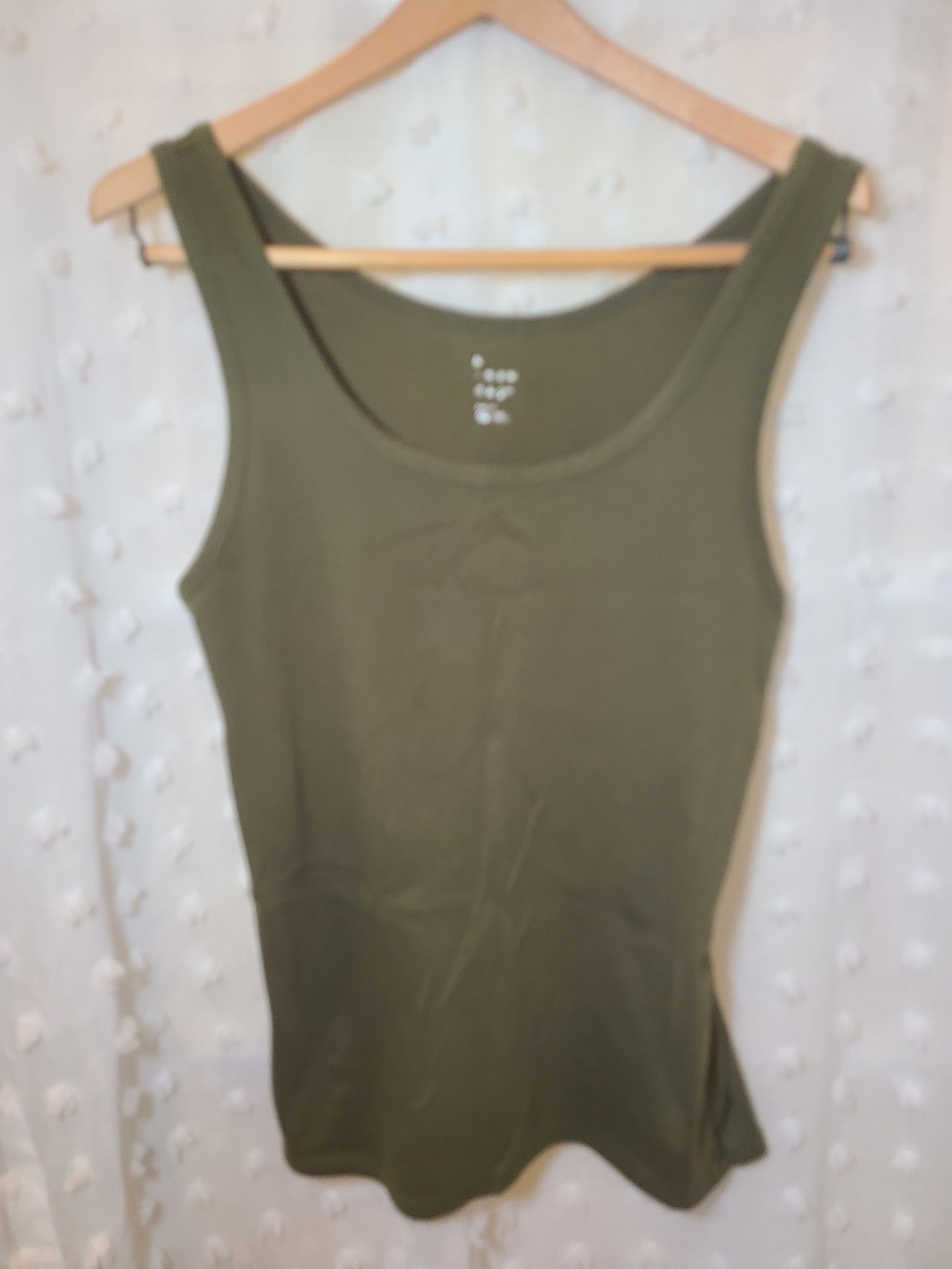 a new day Olive Scoop Neck Tank Top